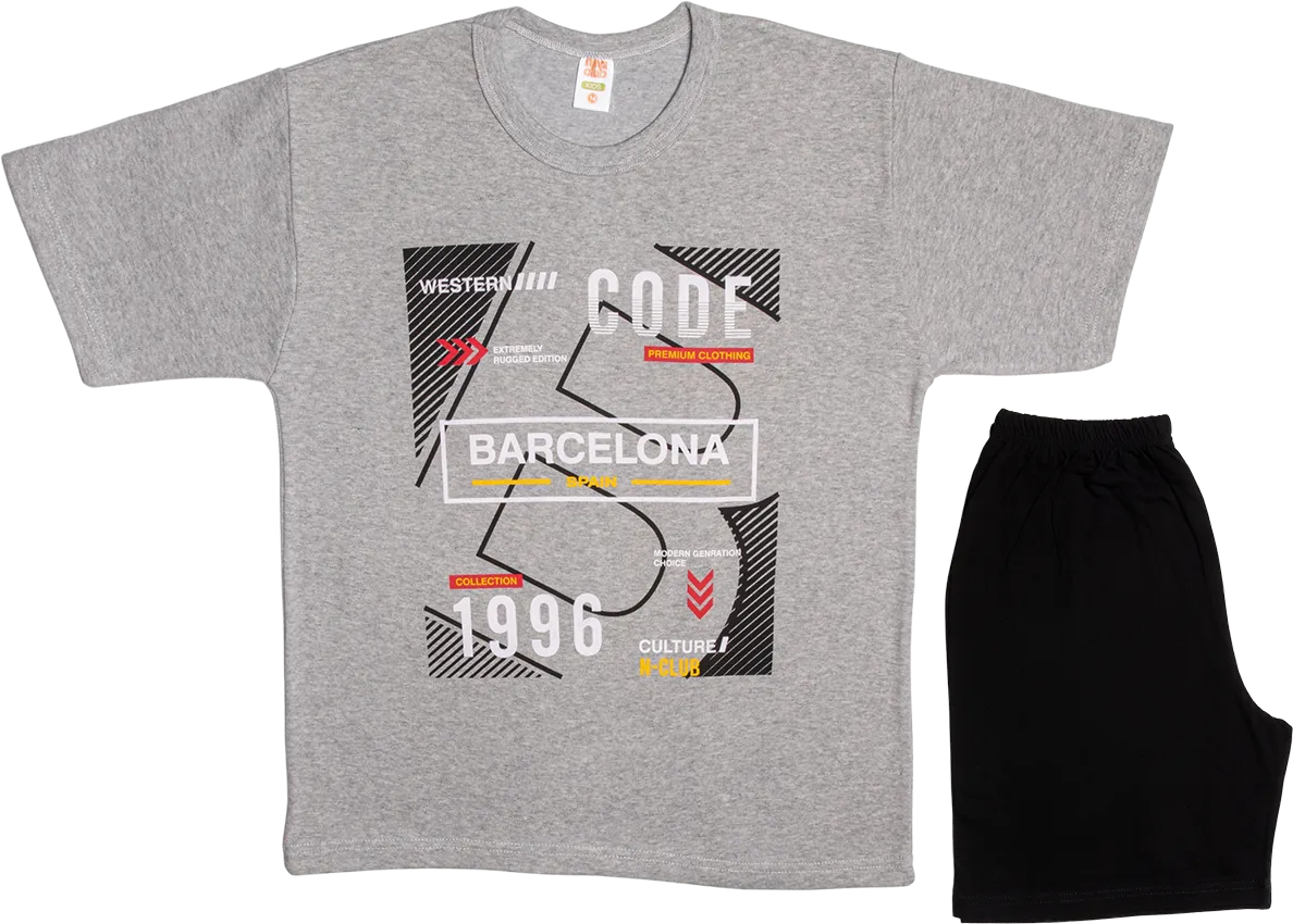 Εφηβική πιτζάμα ολοβάμβακη για αγόρι #500