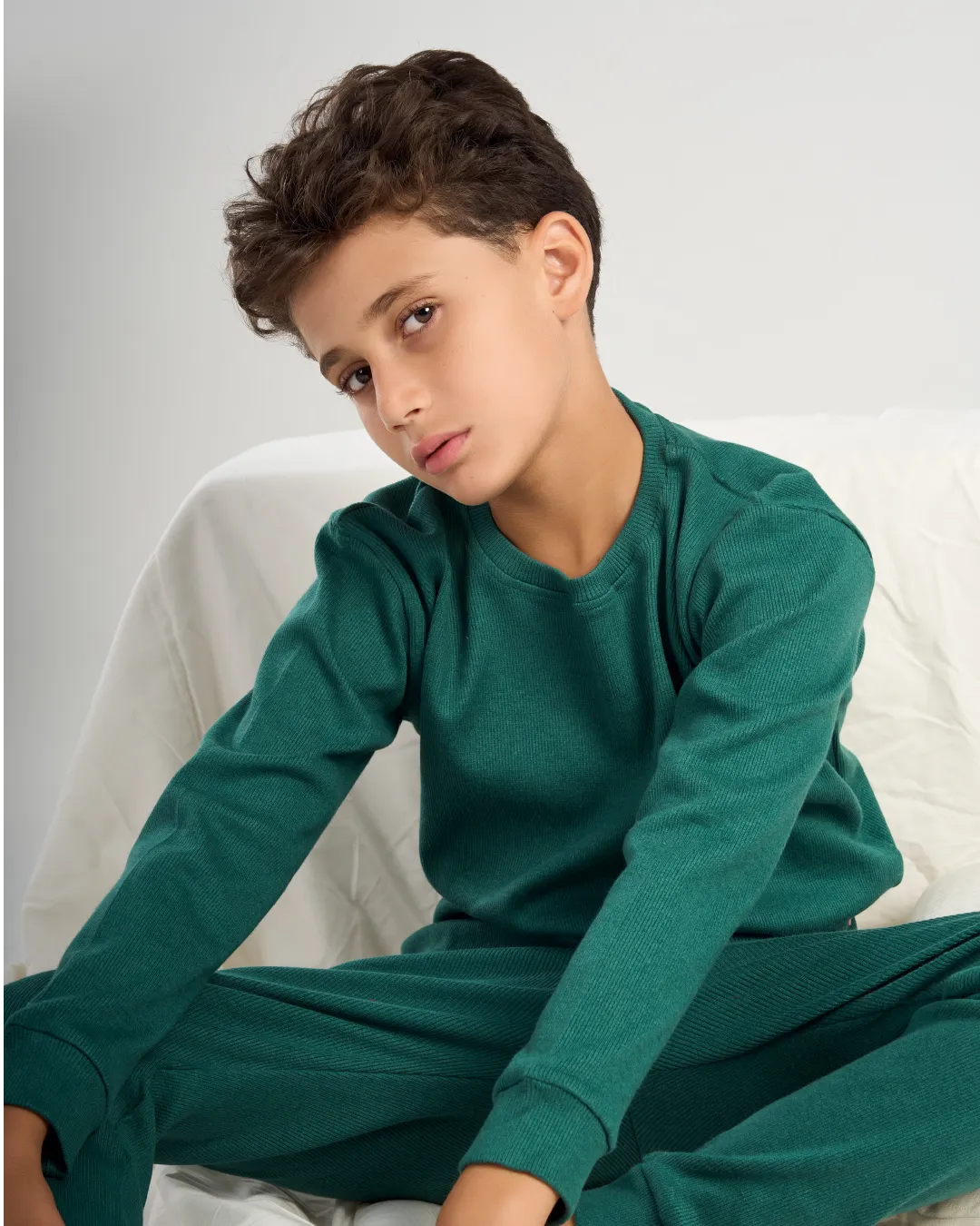 طقم تدفئه اطفالي مضلع