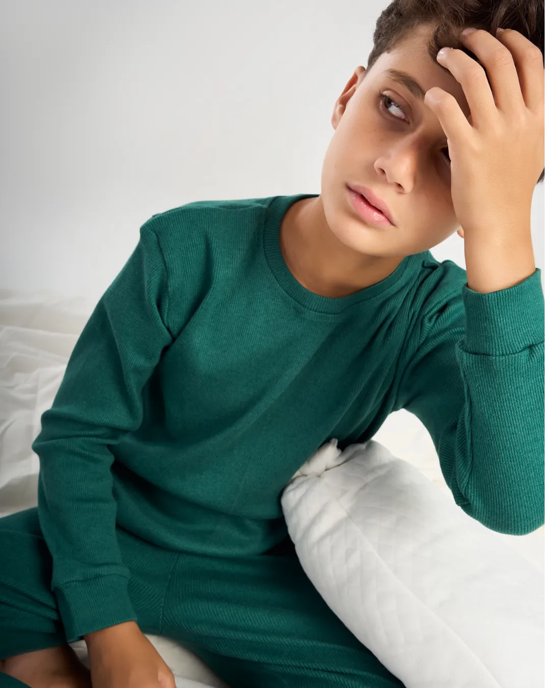 طقم تدفئه اطفالي مضلع