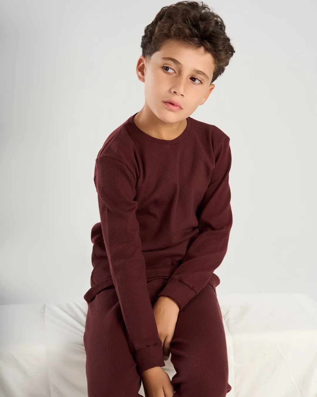 طقم تدفئه اطفالي مضلع