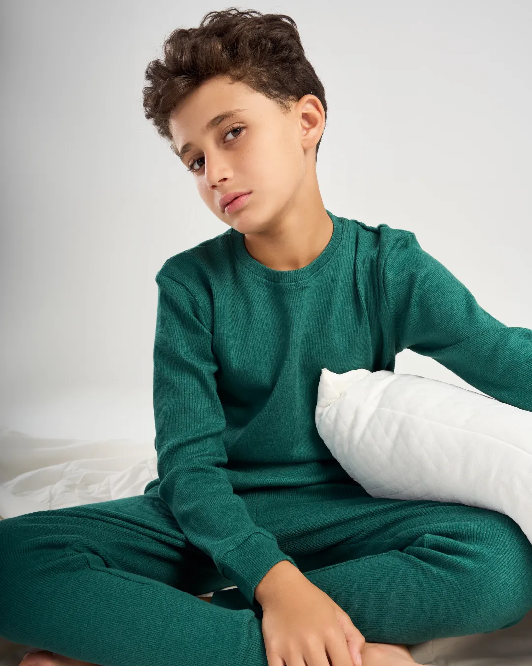 طقم تدفئه اطفالي مضلع