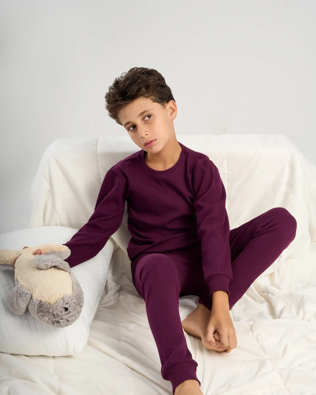 طقم تدفئه اطفالي مضلع