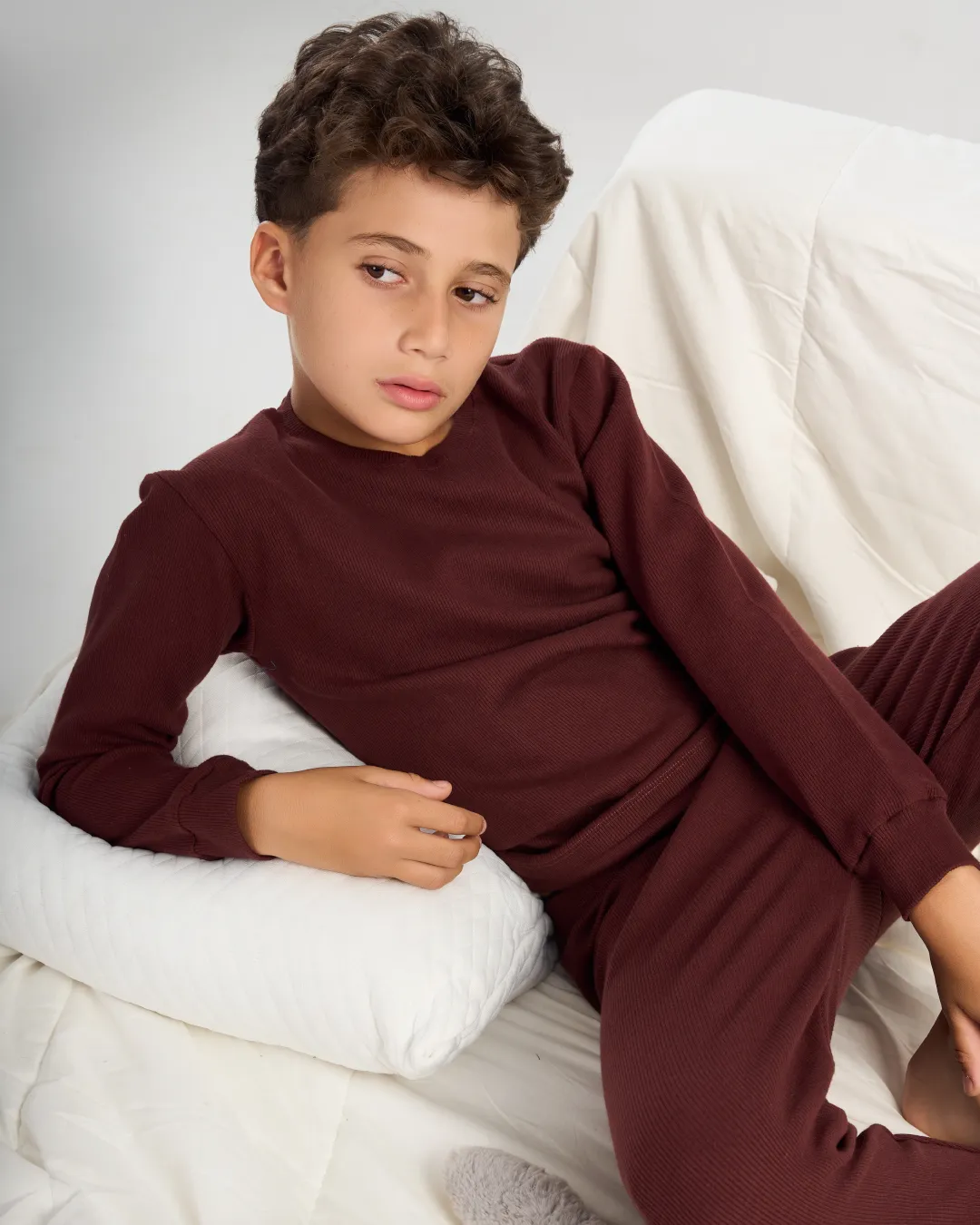 طقم تدفئه اطفالي مضلع