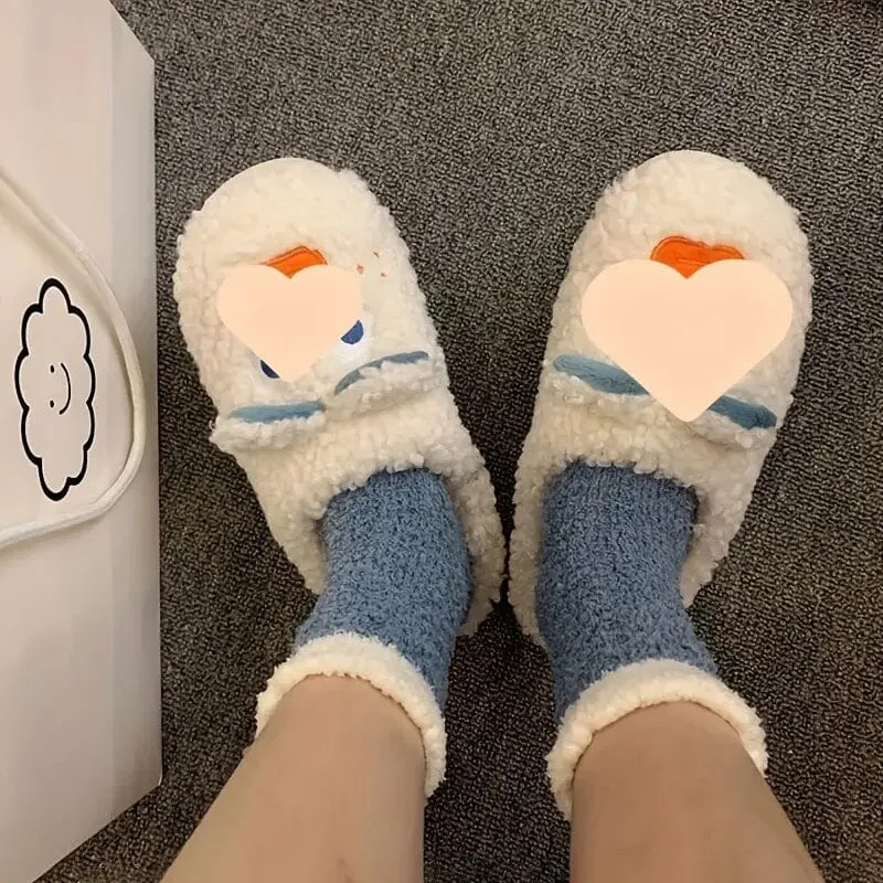 10-Pairs: Coral Fleece Crew Socks