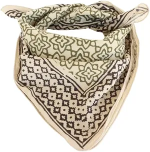 100% Cotton Bandanas, Bohemian Style Cotton Neck Scarf, Boho Soft Cotton Bandana, Cotton Cotton Square Scarf