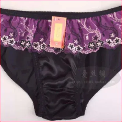 100% Mulberry Silk Panties for Women - Pure Genuine Lingerie in Various Colors