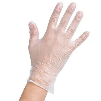 100 Pack Vinyl Powder Free Gloves - XL