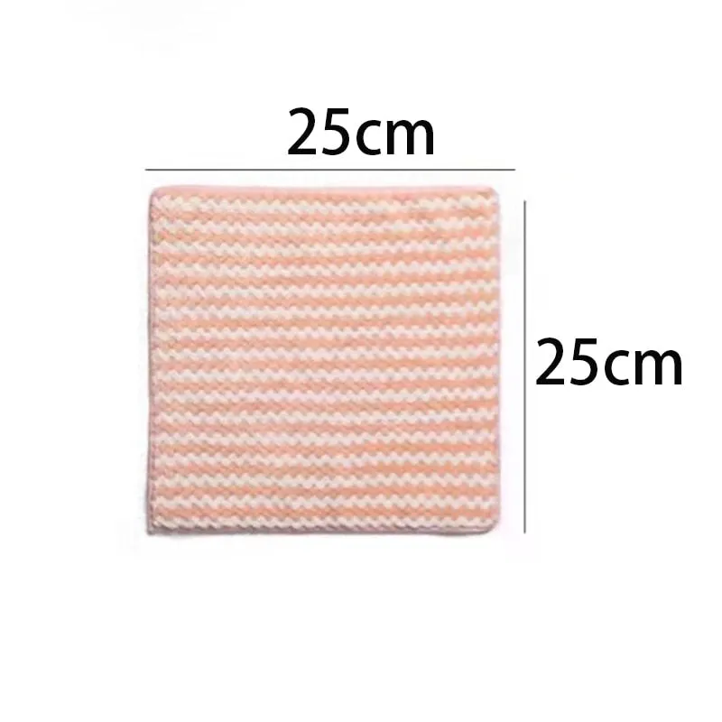 15pcs Coral Fleece Thickened Dish Cloth