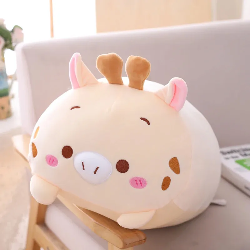 18-28CM Soft Animal Cartoon Pillow Cushion Cute Fat Dog Cat Totoro Penguin Pig Frog Plush Toy Stuffed Lovely kids Birthyday Gift