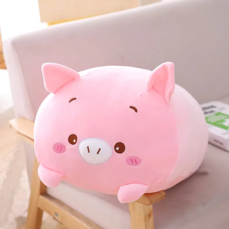 18-28CM Soft Animal Cartoon Pillow Cushion Cute Fat Dog Cat Totoro Penguin Pig Frog Plush Toy Stuffed Lovely kids Birthyday Gift