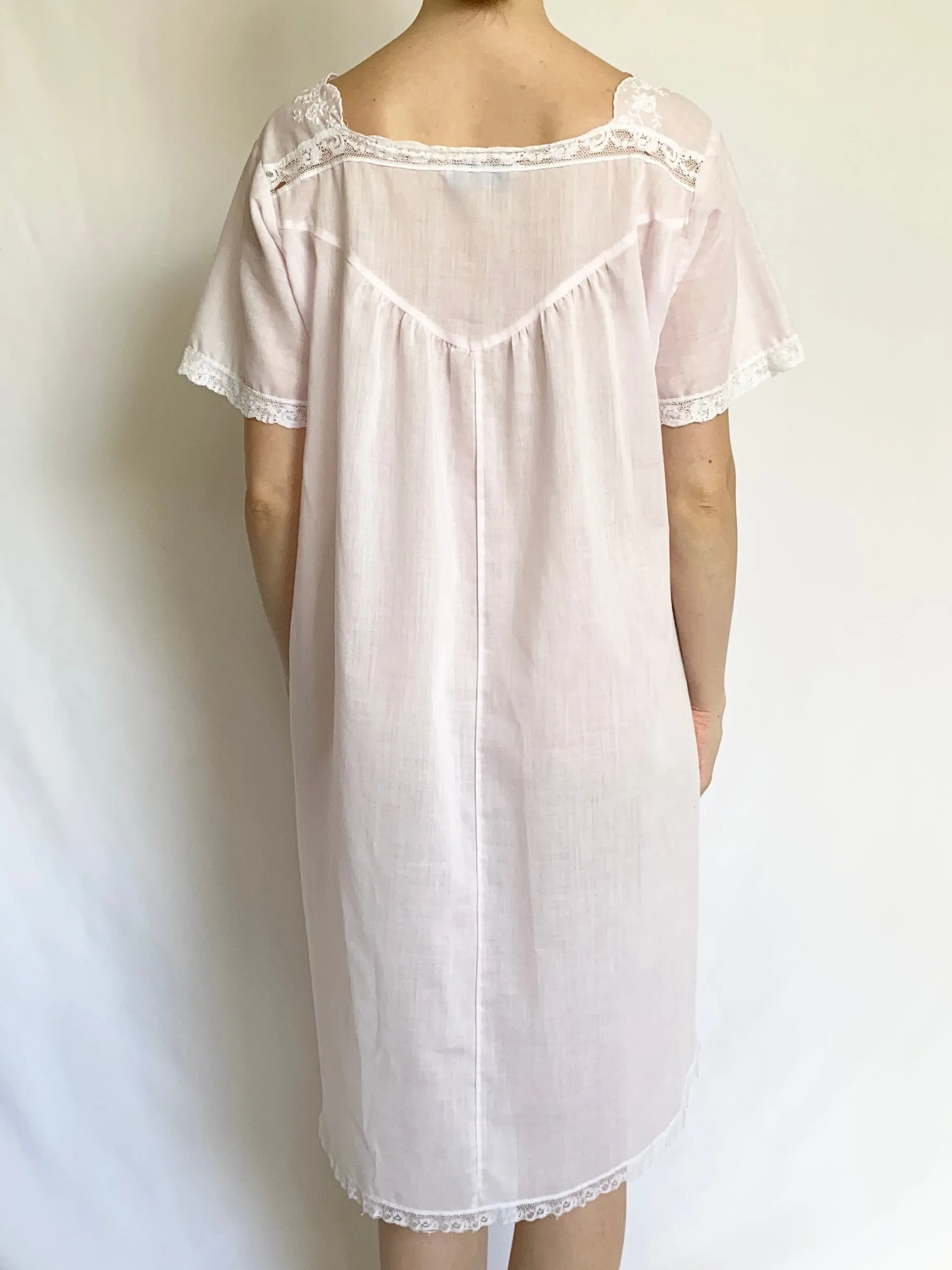 1970s Christian Dior Cotton Nightgown (XS-M)