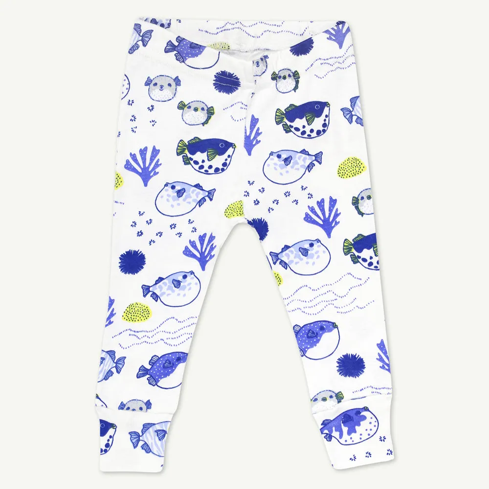 2-Pack Pajama Set in Bubble Fish Print