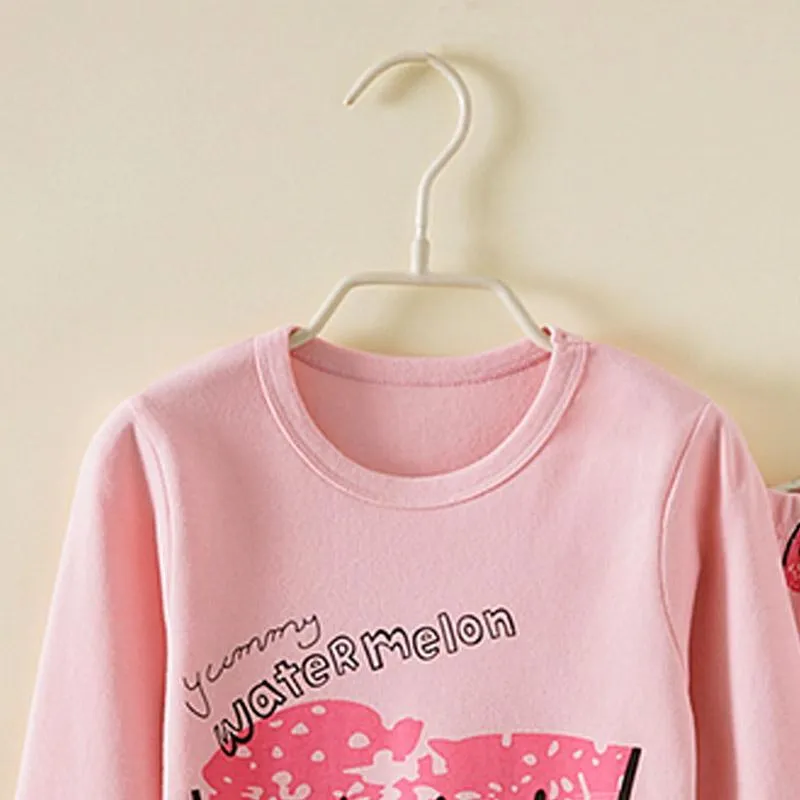 2-piece Fruit Pattern Pajamas Sets for Girl