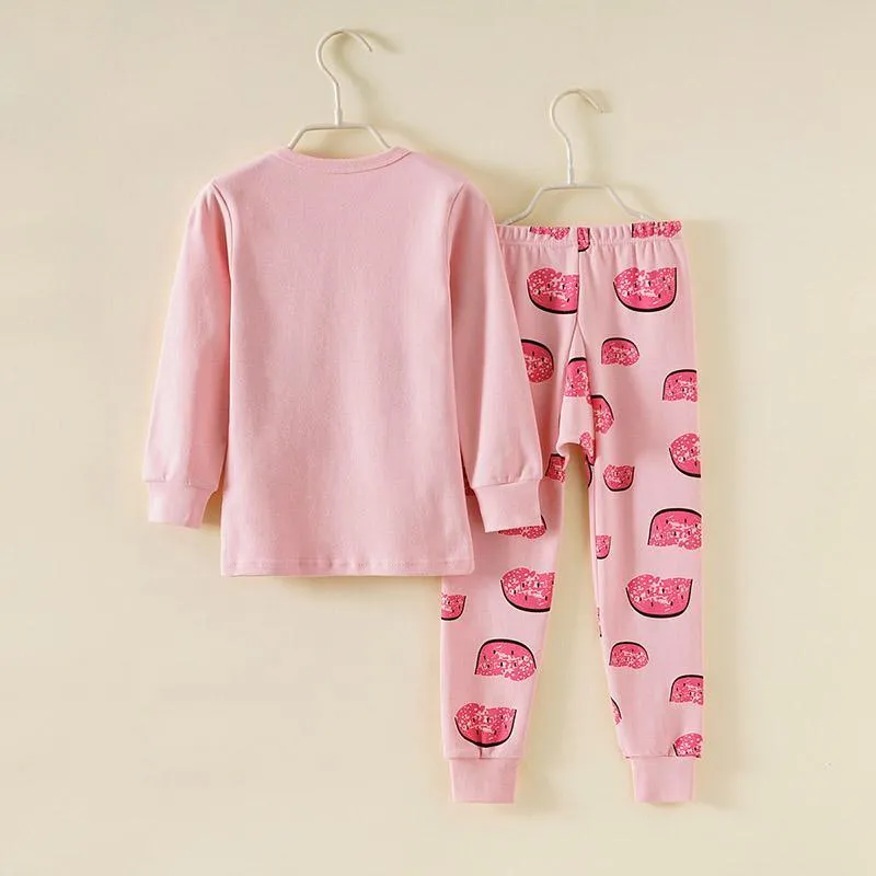 2-piece Fruit Pattern Pajamas Sets for Girl