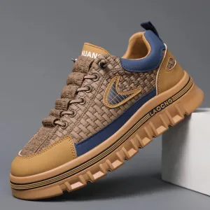 2024 Men’s Chunky Fashion Sneakers - Non-Slip Luxury Designer Platform Shoes, Casual Vulcanized Board Shoes