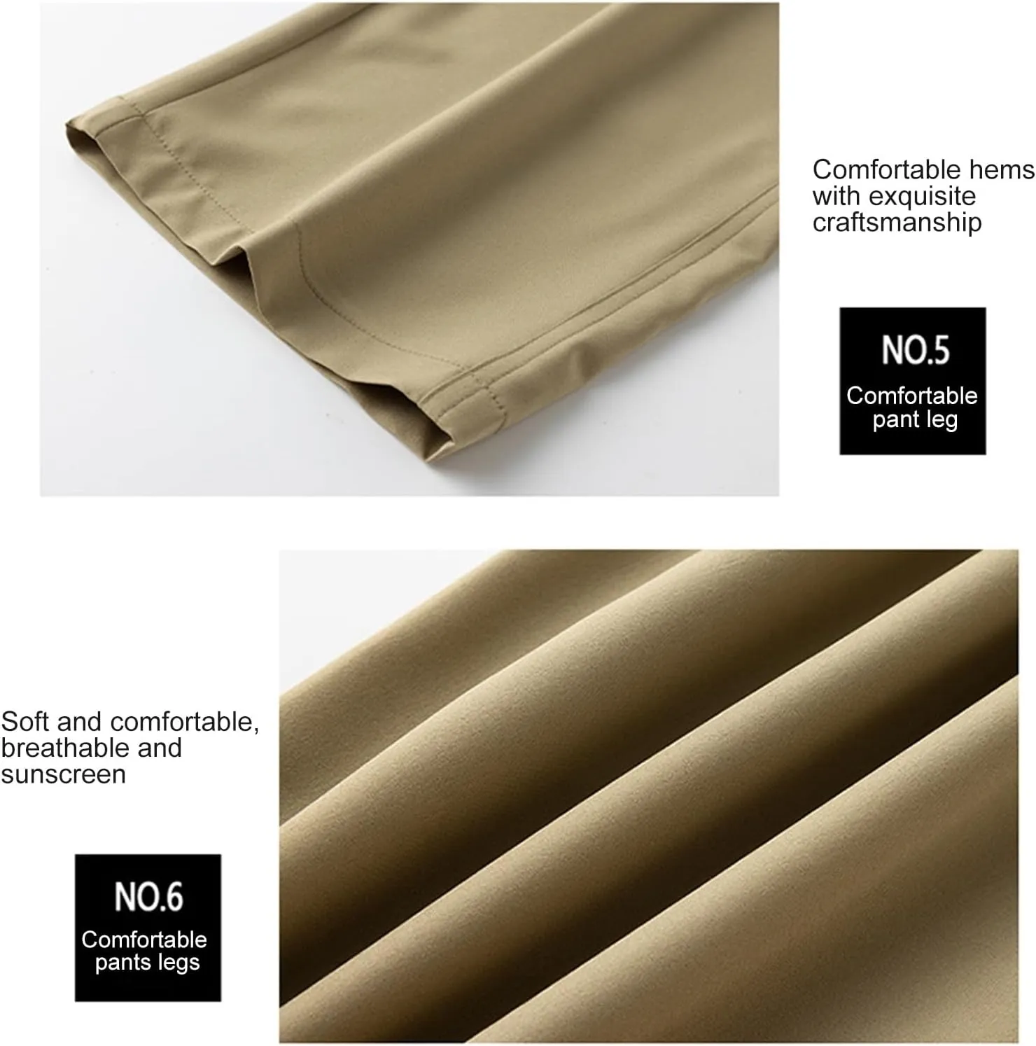 2025 Men's Stretch Pants Breathable Casual Work Pants
