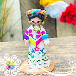 24- San Luis Potosi Little Doll Figurine - Fondant Doll