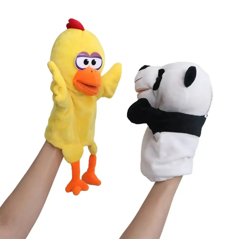 24cm Adorable Plush Animal Hand Puppet for Fun Family Games