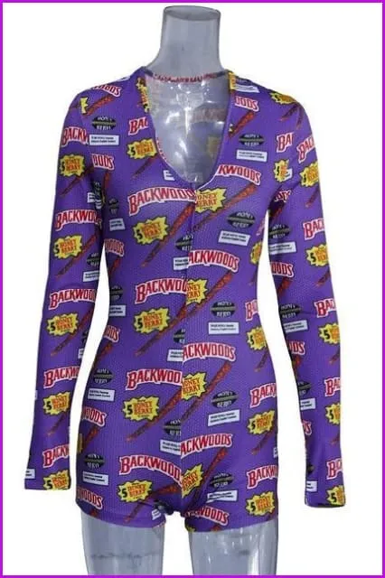 3 Colors Printed Onesies F674