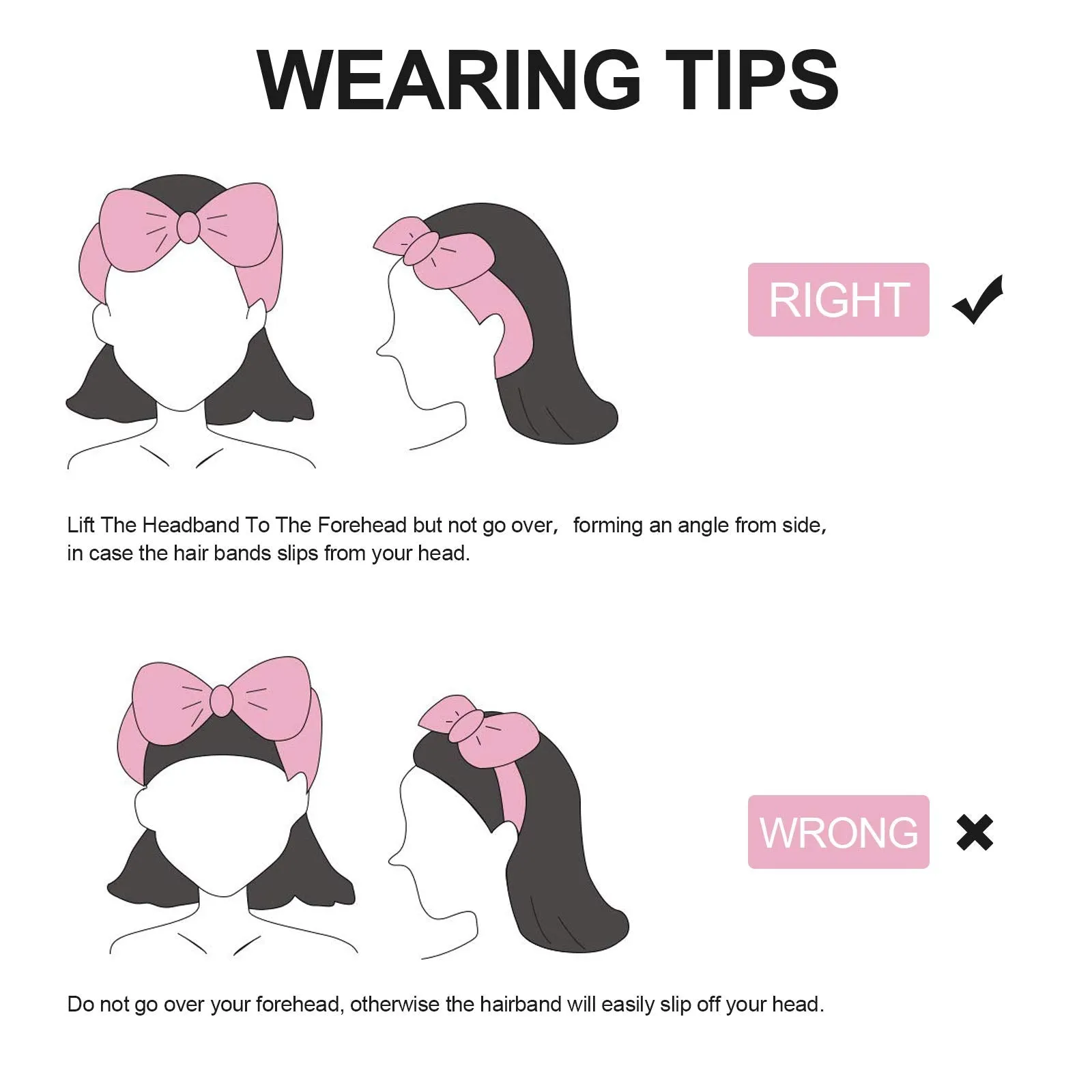 366DAYS Womens Bow Hairband,Coral Fleece Makeup Headband,Elastic Hair Band Hairlace Headband For Washing Face Shower Spa (Rose Red)
