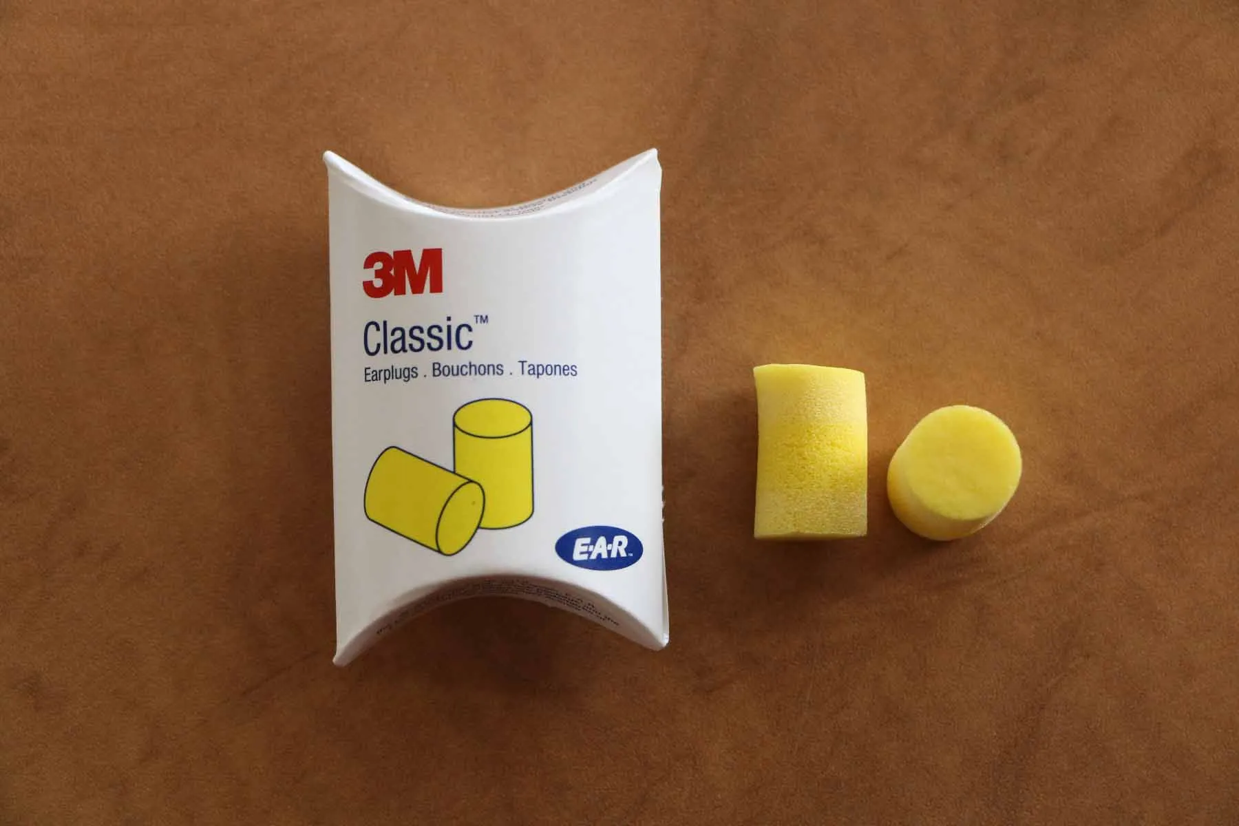 3M Classic Single-Use Earplugs Box