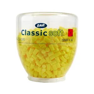 3M E-A-R™ Classic™ Soft Earplugs Refill Bottle - Box of 500