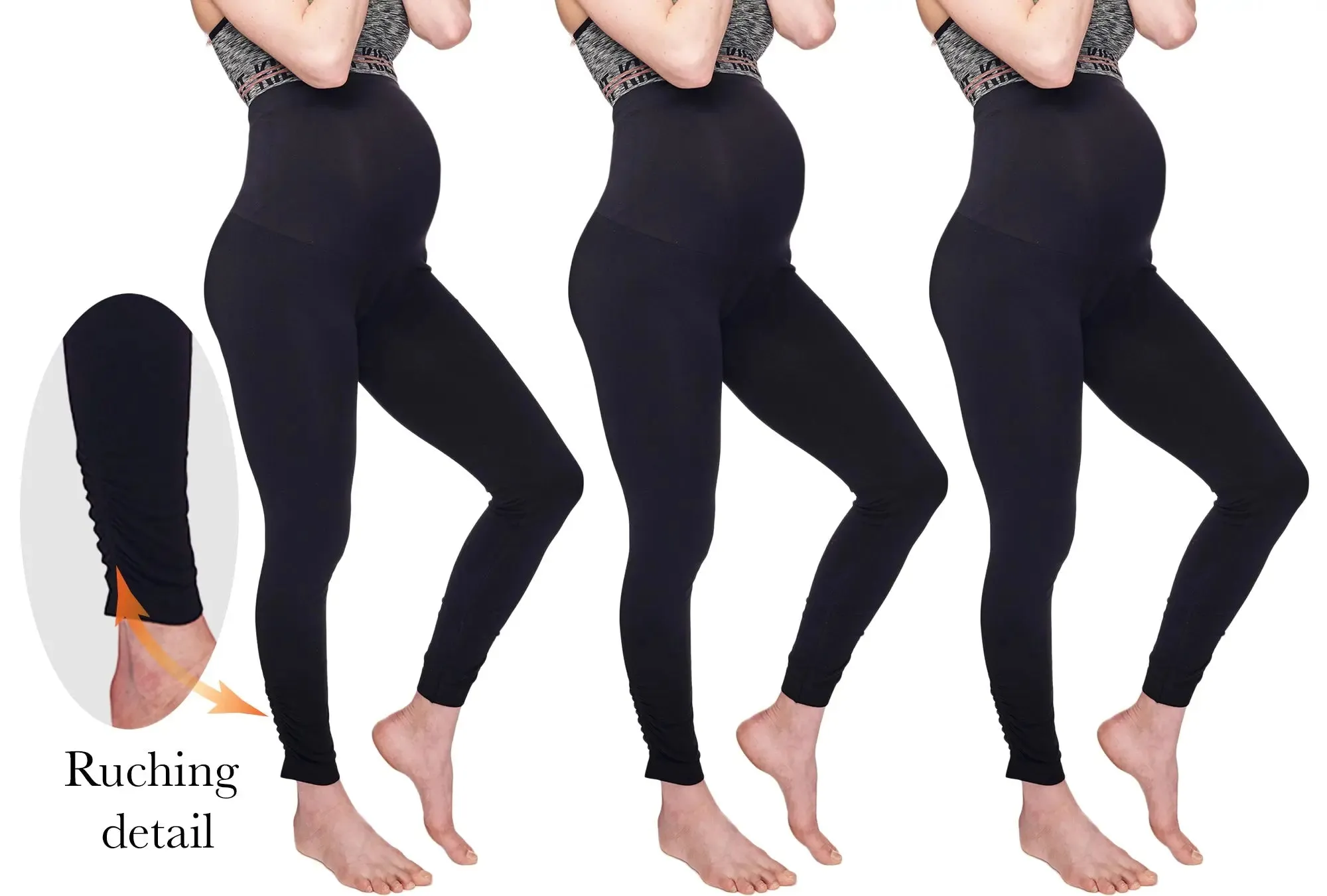 3Pack Maternity Legging - Black