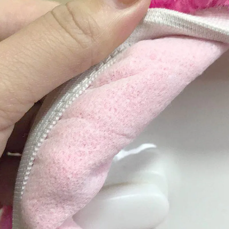 3pcs Cute Toilet Seat Cover Household Paste Toilet Seat Thickened Fleece-Lined Toilet Seat Cover  Three-Piece Set