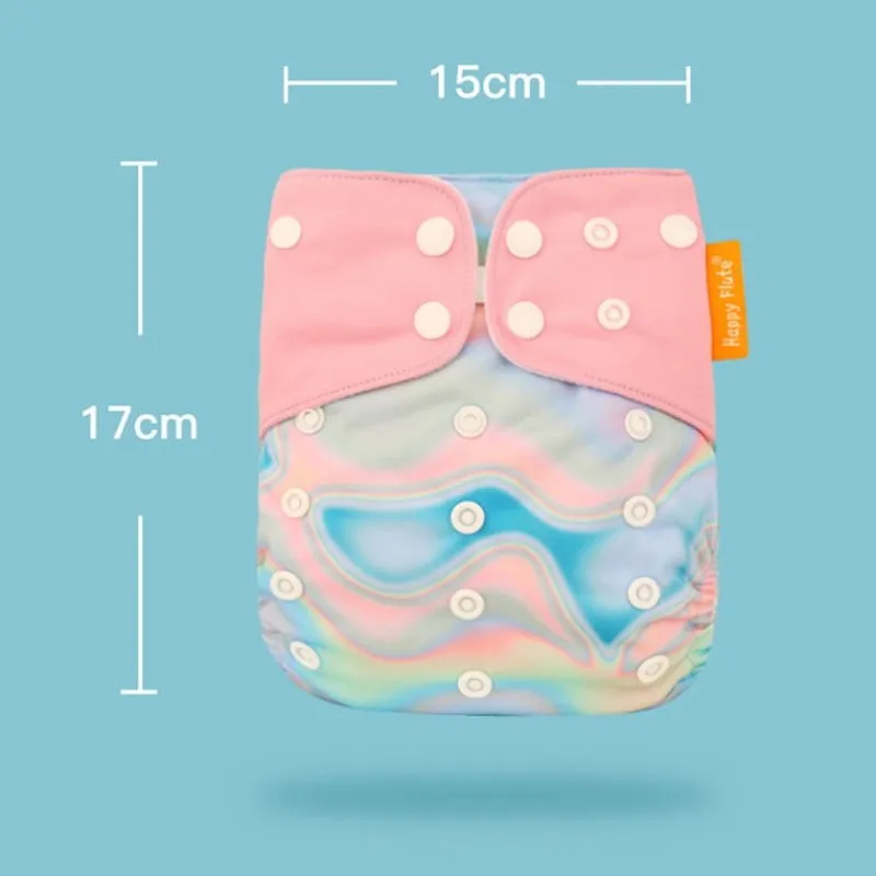 4 Pack Cloth Diaper Reusable Nappy 3-15KG Baby Cartoon Sheep