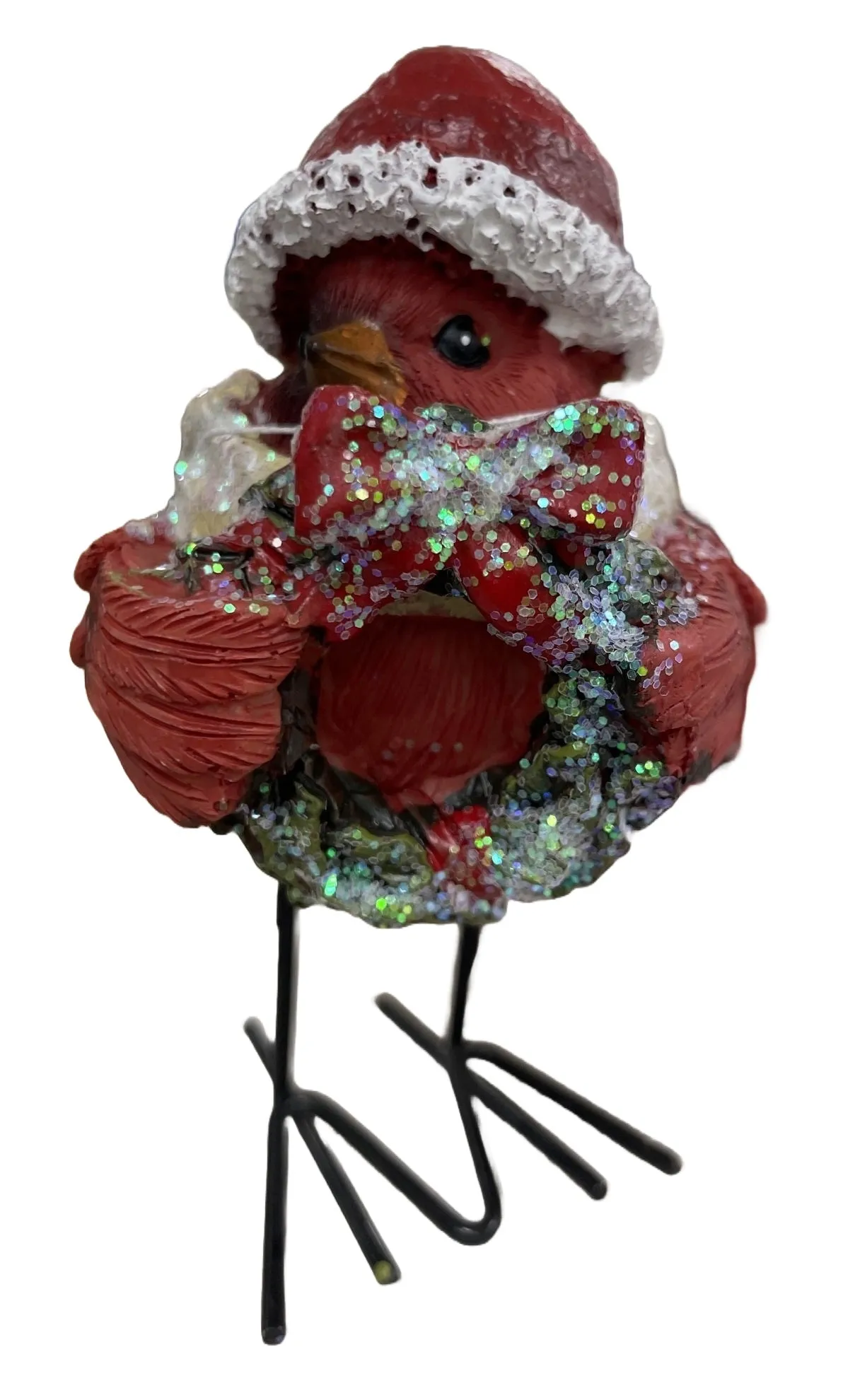 4.5" Christmas Cardinal Standing Decoration