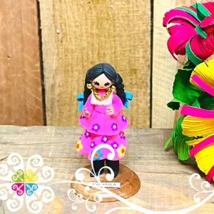 5- Coahuila Little Doll Figurine - Fondant Doll