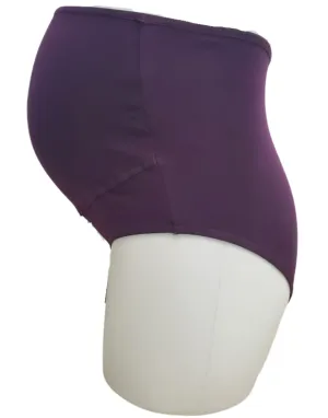 540-3 Plum Cotton Maternity Briefs 3 Pack