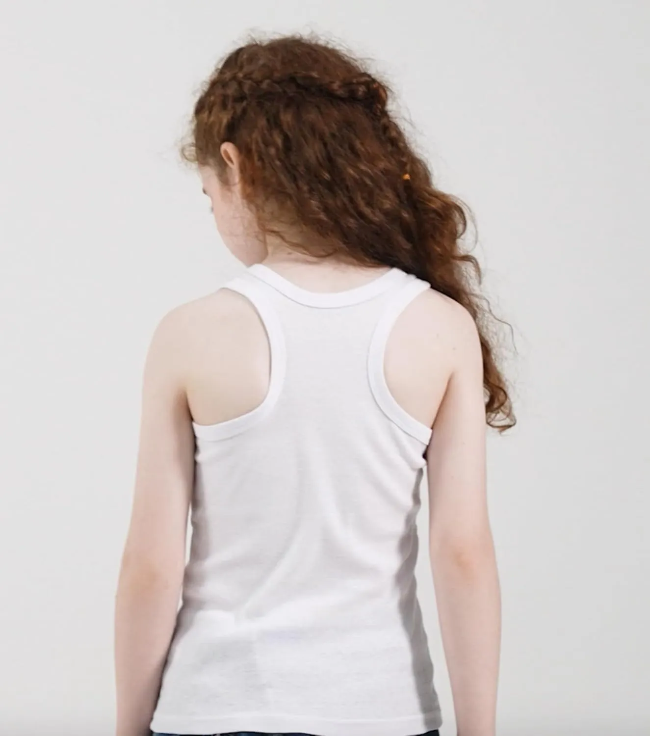 6-Pack Cotton Undershirt Tank Top 100% Cotton Soft Undershirt for Boys and Girls