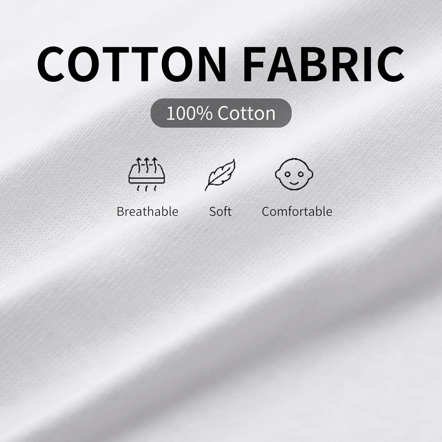 6-Pack Cotton Undershirt Tank Top 100% Cotton Soft Undershirt for Boys and Girls