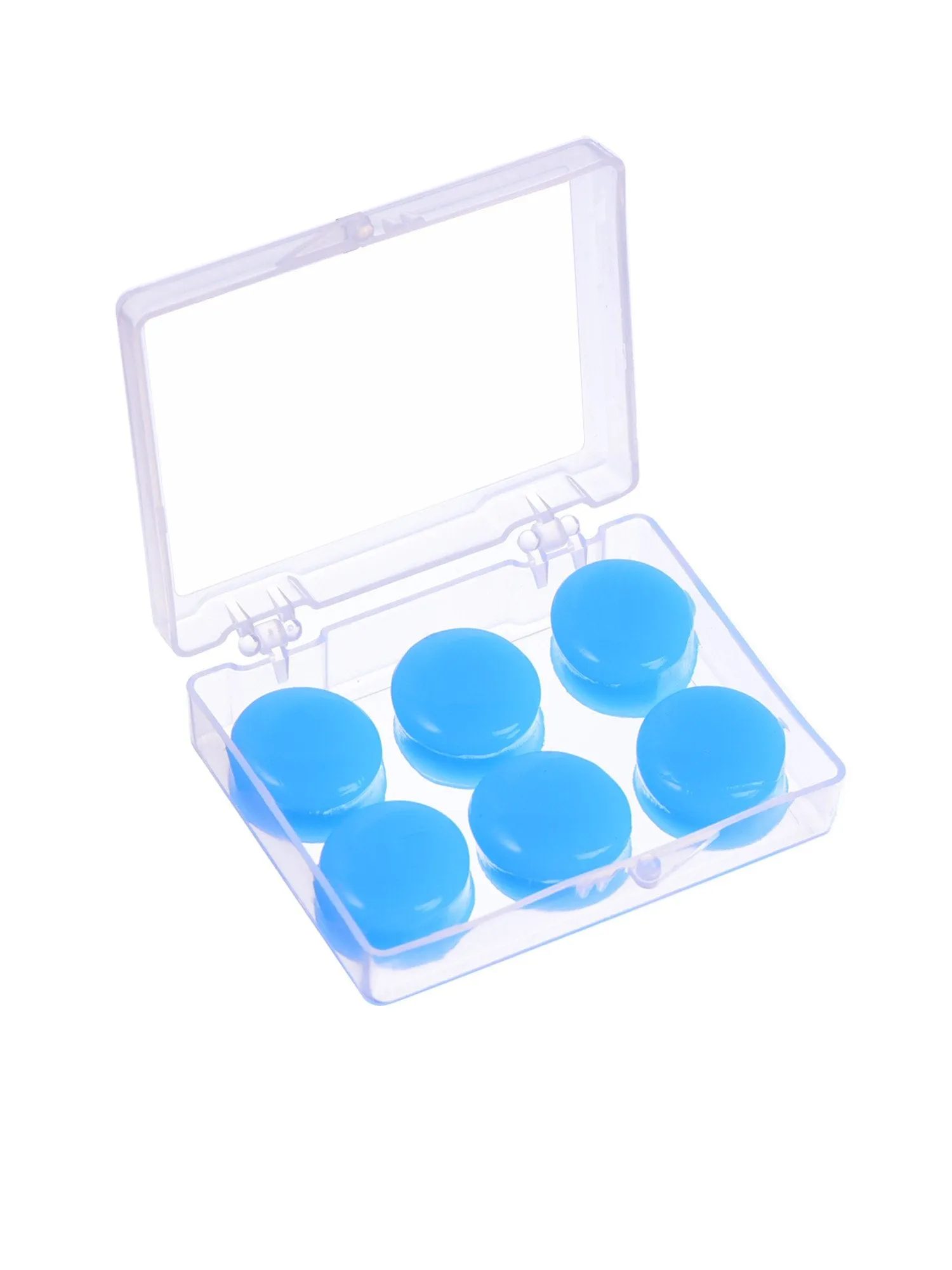 9 Pairs Soft Protective Ear Plugs Silicone Putty Ear Plugs Moldable Earplugs Set for Sleeping, Swimming Blue
