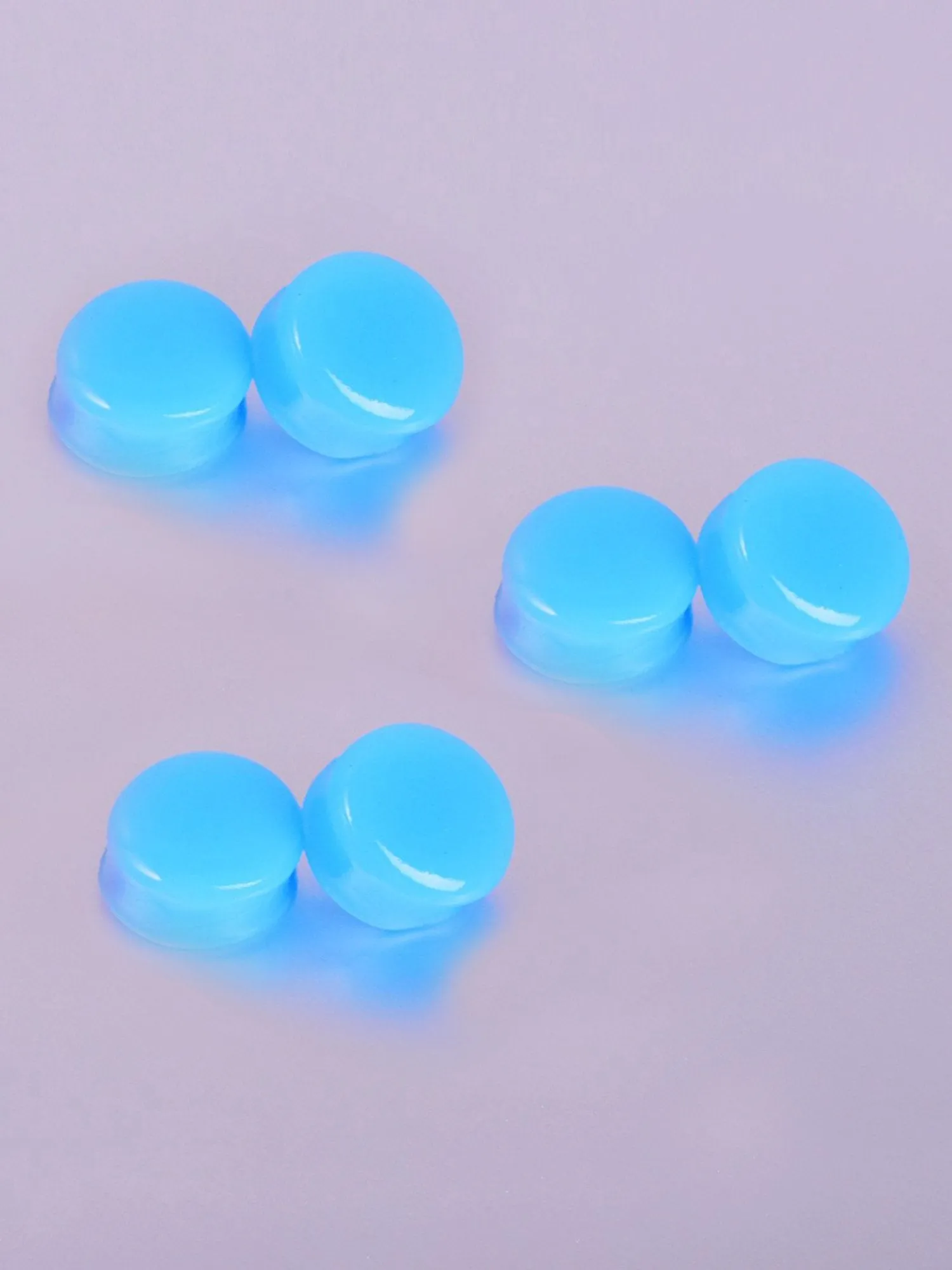 9 Pairs Soft Protective Ear Plugs Silicone Putty Ear Plugs Moldable Earplugs Set for Sleeping, Swimming Blue