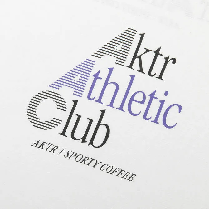 AACxSPORTY COFFEE SPORTS TEE WH