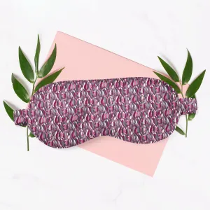 Abstract Grunge Art Sleeping Eye Pad Blackout Eye Cover | Soft Anti-Allergic Eco-Friendly Natural Mulberry Silk Fabric