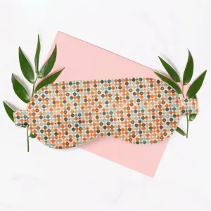 Abstract Retro Sleeping Eye Pad Blackout Eye Cover | Soft Anti-Allergic Eco-Friendly Natural Mulberry Silk Fabric