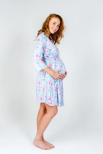 All 4 Ella Mummy Robe - Floral