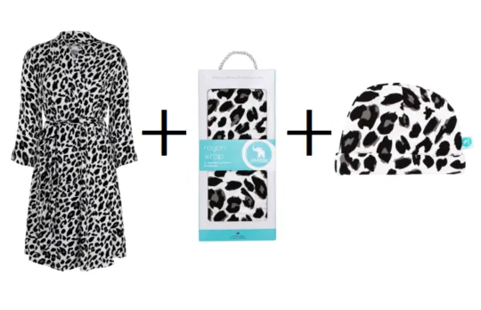 All 4 Ella Mummy Robe - Leopard
