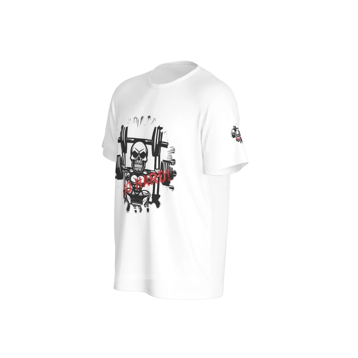 All-Over Print Men's O-Neck Sports T-Shirt go hard fitness