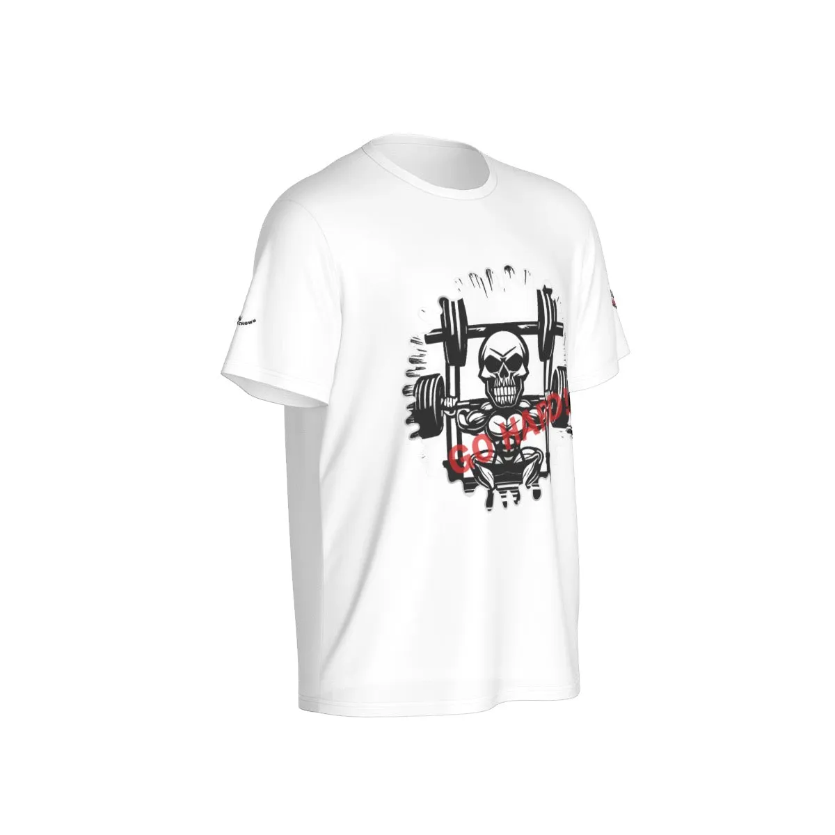 All-Over Print Men's O-Neck Sports T-Shirt go hard fitness