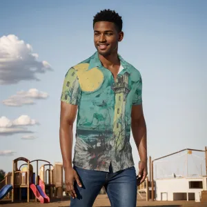 All-Over Print Men's Shirt J 20 lighthouse, print