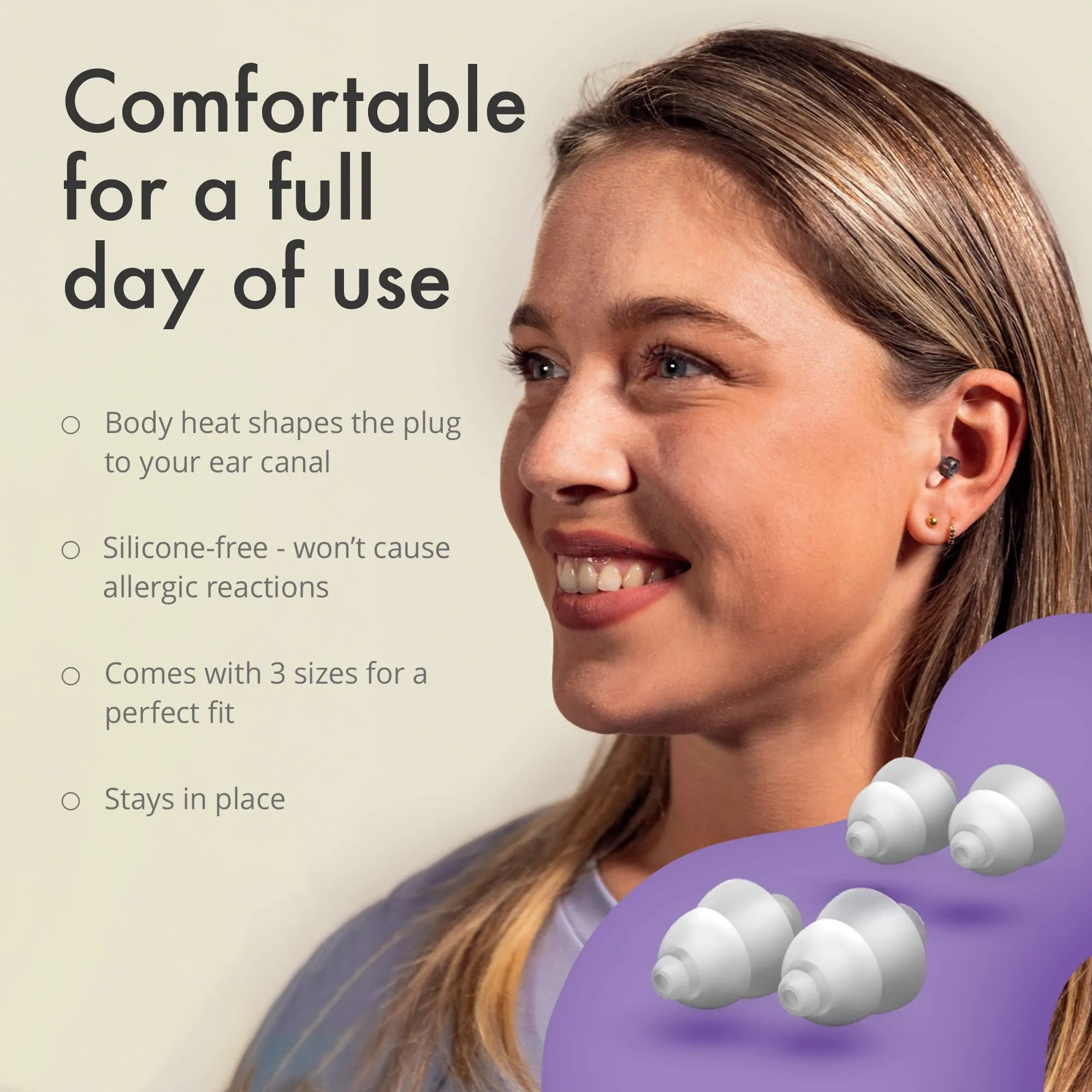 Alpine ClearTone Earplugs, Mica