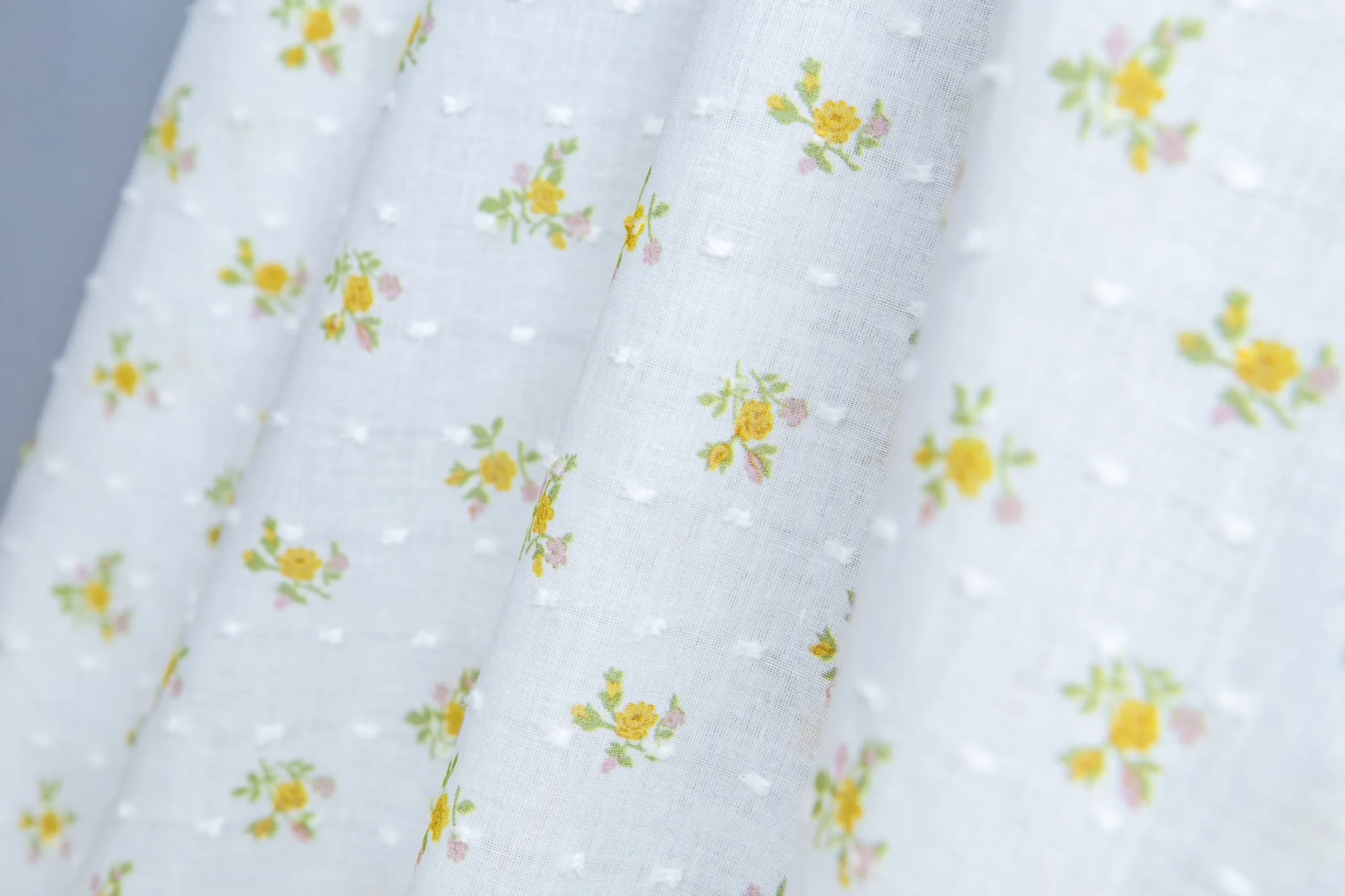 AMELIA - GIRLS COTTON PYJAMA GREEN FLOWERS