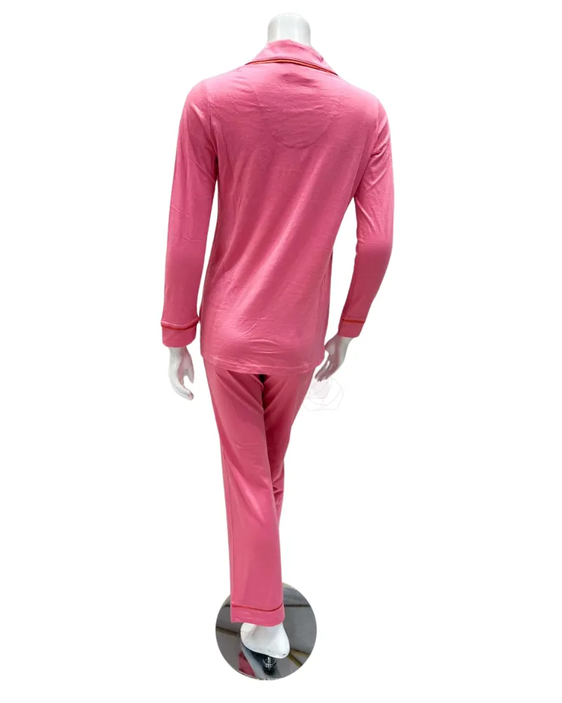 AMORE9644 Venetian Dusk/Sicilian Orange Bella Cotton Blend Pajamas Set