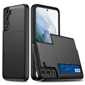 AMZER Ultra Hybrid Slim Protective Credit Card Case for Samsung Galaxy S22  5G