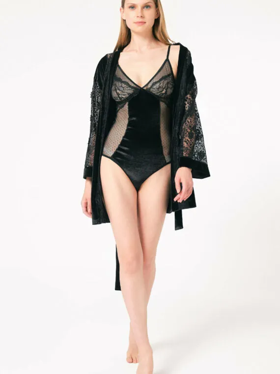 Anil Women’s Nightgown With Robe Set