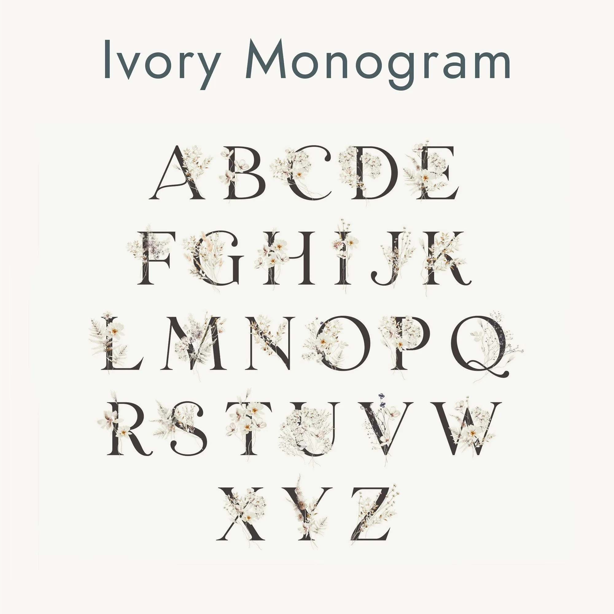 Anniversary Journal | Printed Cover: Ivory Monogram | Available Personalized